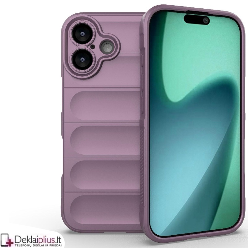 Magic Shield guminis dėklas su kameros apsauga - violetinis (Apple Iphone 17) Magic Shield guminis dėklas su kameros apsauga - violetinis (Apple Iphone 17)